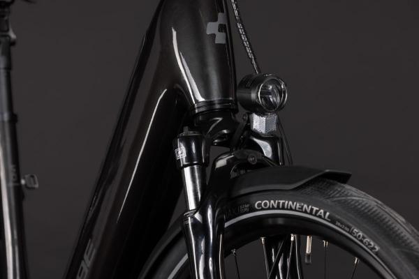 Cube Supreme Hybrid Comfort ONE 600 gunmetal'n'reflex Gr&ouml;&szlig;e: Easy Entry 58 cm Produktbild 5