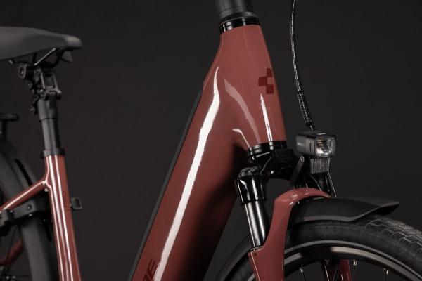 Cube Supreme Hybrid Comfort Pro 600 burgundy'n'claret Gr&ouml;&szlig;e: Easy Entry 58 cm Produktbild 6