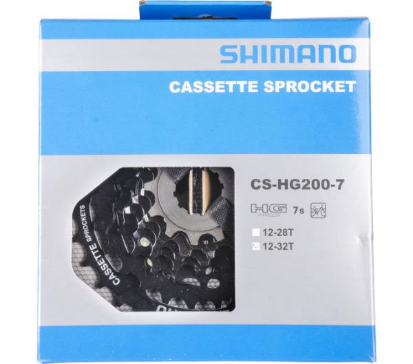 SHIMANO Kassette CS-HG200 7-fach 12-32 Z&auml;hne Produktbild 1