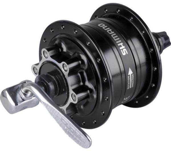 SHIMANO Nabendynamo DH-3D32 6 Volt/3 Watt 32 Loch 6-Loch Schwarz Produktbild 1