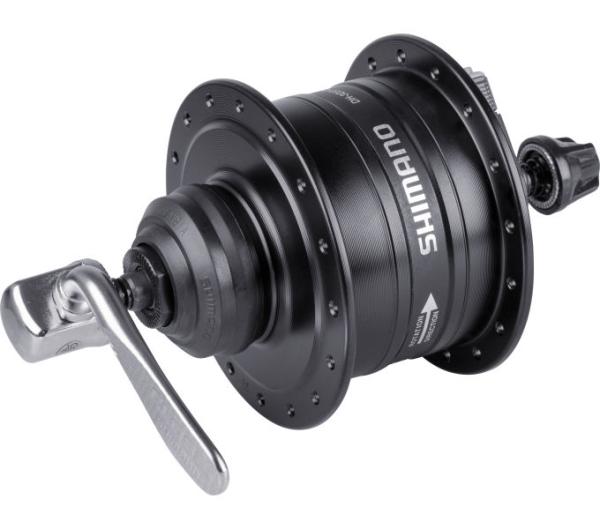 SHIMANO Nabendynamo DH-3D37 6 Volt/3 Watt 32 Loch Center-Lock Schwarz Produktbild 1