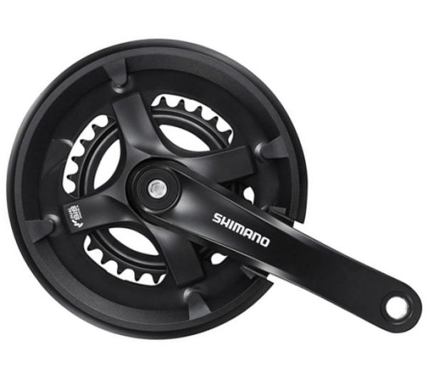 SHIMANO Kurbelgarnitur  FC-TY501 7-fach/8-fach 170 mm 46-30 Z&auml;hne