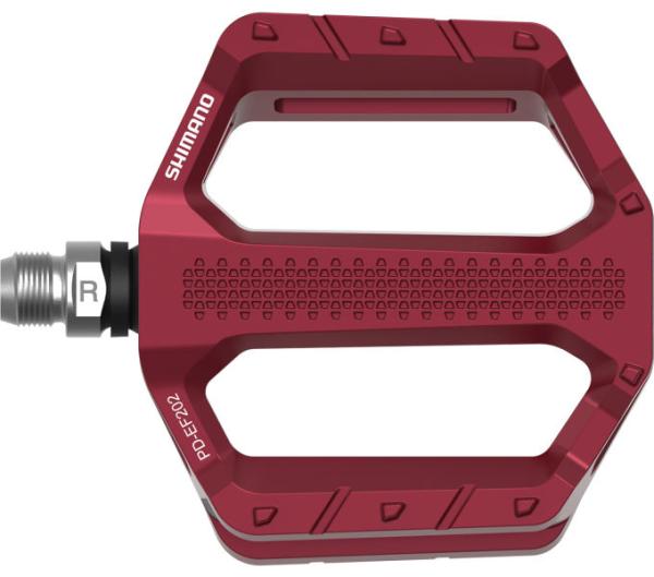 SHIMANO Pedal PD-EF202 Rot Flat Produktbild 1