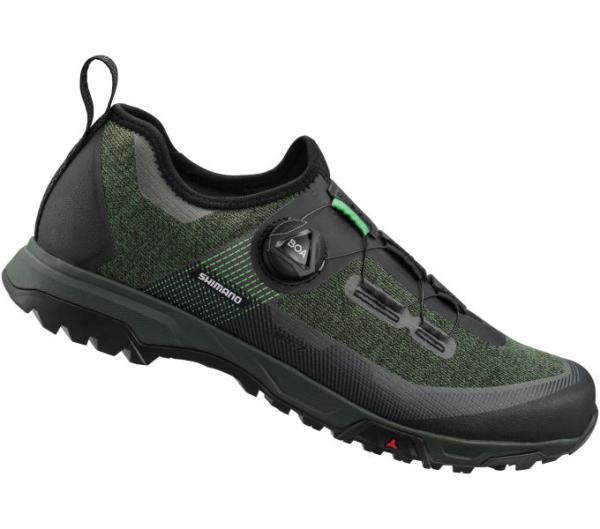 SHIMANO SHIMANO Fahrradschuhe ET701 Herren/Damen MTB FLATPEDAL Größe 38 Grün