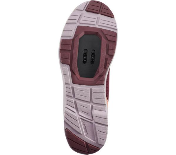 SHIMANO SHIMANO Fahrradschuhe EX300 Damen Touring SPD Gr&ouml;&szlig;e 37 Damenleisten Rot Produktbild 2