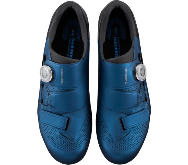 SHIMANO SHIMANO Fahrradschuhe RC502 Damen/Herren Road SPD-SL Gr&ouml;&szlig;e 45 breit Blau Produktbild 1