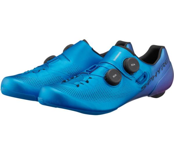 SHIMANO SHIMANO Fahrradschuhe RC903 Damen/Herren Road SPD-SL Gr&ouml;&szlig;e 45 breit Blau Produktbild 4