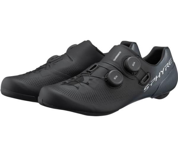 SHIMANO SHIMANO Fahrradschuhe RC903 Damen/Herren Road SPD-SL Gr&ouml;&szlig;e 46 breit Schwarz Produktbild 4