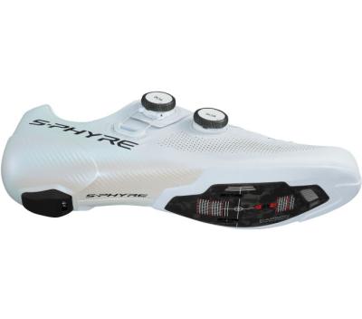 SHIMANO SHIMANO Fahrradschuhe RC903 Damen/Herren Road SPD-SL Größe 48 Weiß Produktbild 3