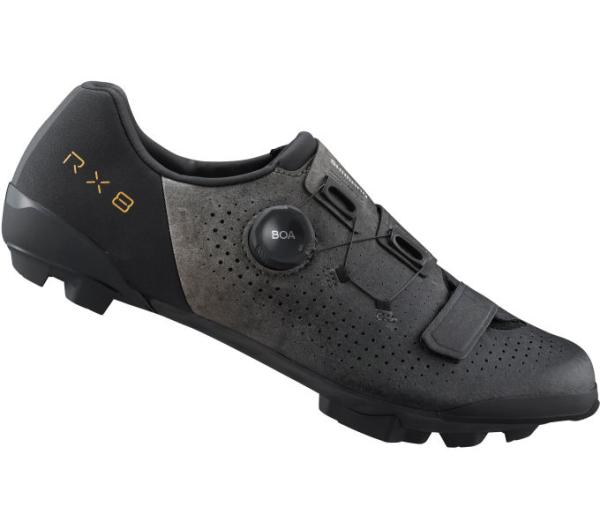 SHIMANO SHIMANO Fahrradschuhe RX801 Herren/Damen Gravel SPD Größe 47 Schwarz
