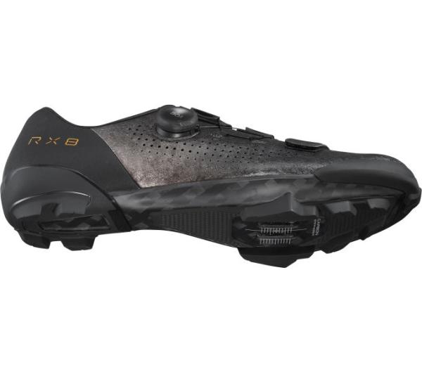 SHIMANO SHIMANO Fahrradschuhe RX801 Herren/Damen Gravel SPD Gr&ouml;&szlig;e 47 Schwarz Produktbild 3