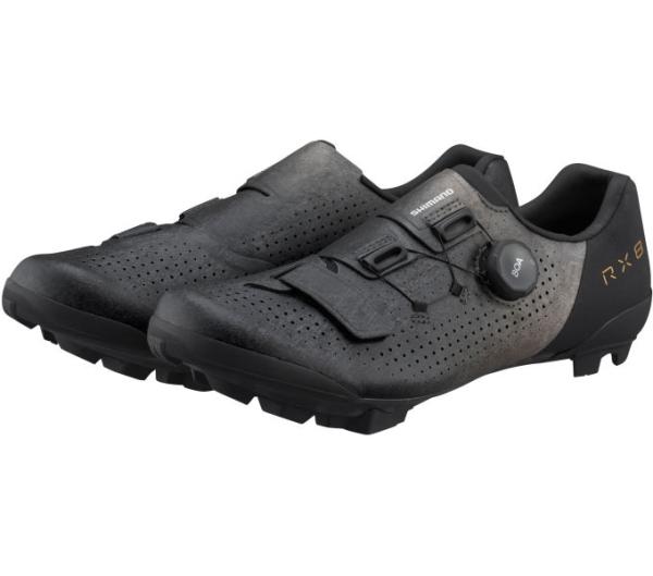 SHIMANO SHIMANO Fahrradschuhe RX801 Herren/Damen Gravel SPD Gr&ouml;&szlig;e 48 Schwarz Produktbild 4