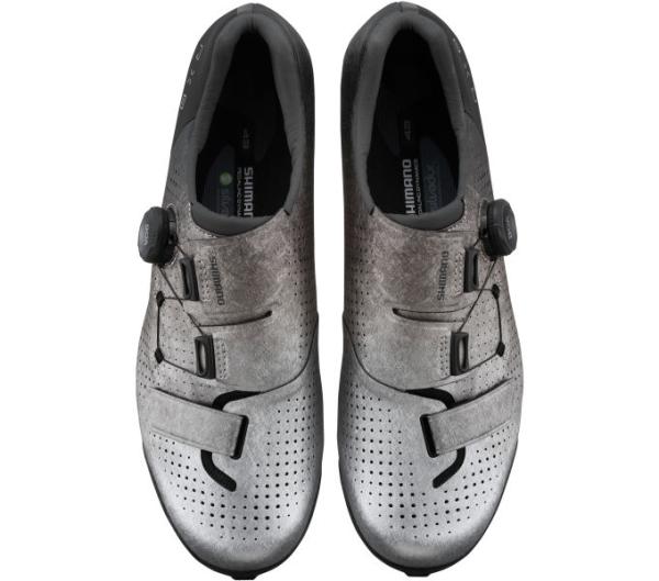 SHIMANO SHIMANO Fahrradschuhe RX801 Herren/Damen Gravel SPD Gr&ouml;&szlig;e 47 Silber Produktbild 1