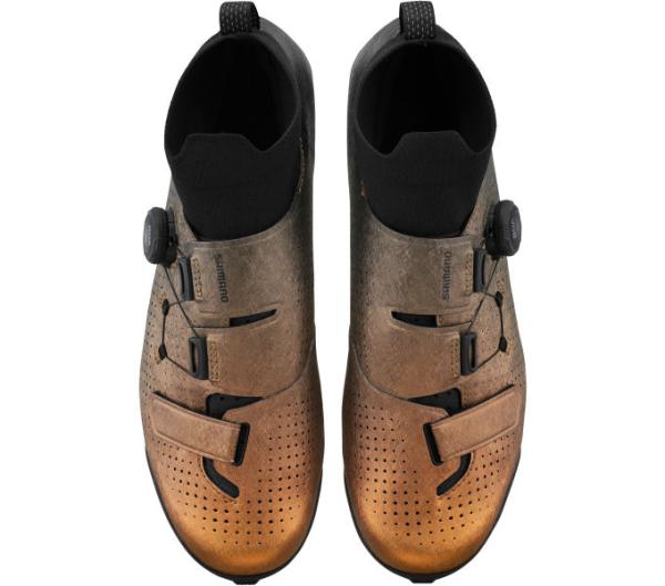 SHIMANO SHIMANO Fahrradschuhe RX801R Herren/Damen Gravel SPD Gr&ouml;&szlig;e 45 Orange Produktbild 1