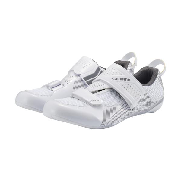 SHIMANO SHIMANO Fahrradschuhe TR501 Herren/Damen Road SPD-SL Gr&ouml;&szlig;e 47 Wei&szlig; Produktbild 4