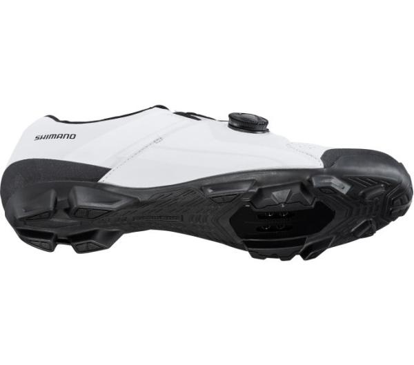 SHIMANO SHIMANO Fahrradschuhe XC300 Herren/Damen MTB SPD Gr&ouml;&szlig;e 44 breit Wei&szlig; Produktbild 3