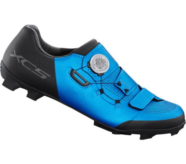 SHIMANO SHIMANO Fahrradschuhe XC502 Herren/Damen MTB SPD Größe 46 breit Blau