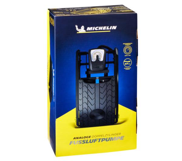 Michelin Doppelzylinder Fußluftpumpe Analog 7 Bar