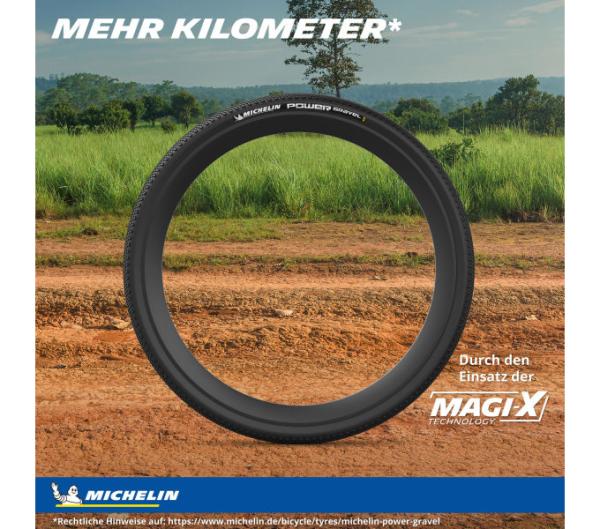 Michelin MICHELIN FALTREIFEN POWER GRAVEL V2 COMPETITION LINE MAGI-X 33-622 Schwarz TS Produktbild 3