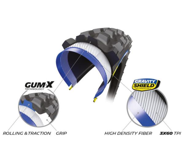 Michelin MICHELIN FALTREIFEN WILD AM2 COMPETITION LINE GUM-X  61-584 Schwarz TS TLR Produktbild 1