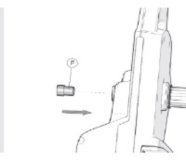 ELITE Adapter Thru-Axle 12x142 mm Links Drivo/Kura/Direto/Turno Produktbild 1