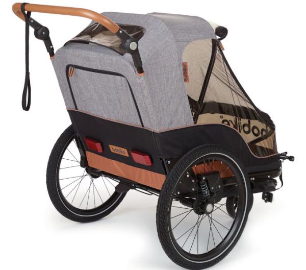 Bobike Bobike Kinderanh&auml;nger Trailer Moobe Grey Produktbild 1