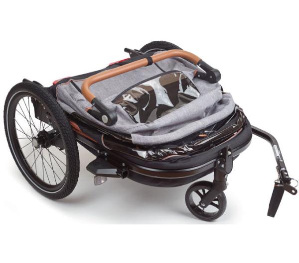 Bobike Bobike Kinderanh&auml;nger Trailer Moobe Grey Produktbild 3