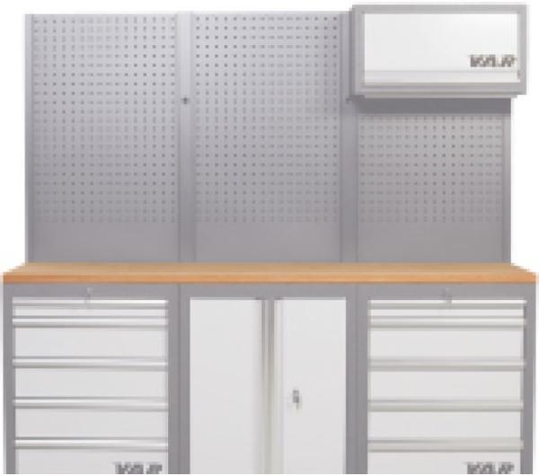 VAR Holz-Arbeitsplatte MO-52283 f&uuml;r 3 Schr&auml;nke 2041,5 x 463 x 40 mm Produktbild 1