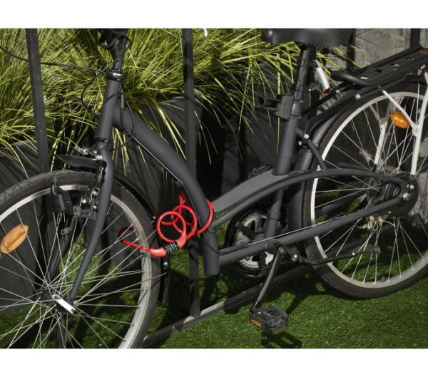 Master Lock Kabelschloss 8221 4er Pack 8 mm x 1800 mm Zahlenkombination einstellbar Produktbild 4