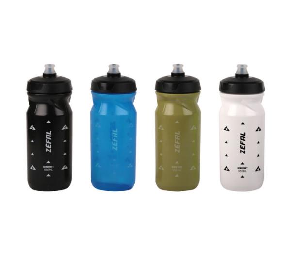 Z&eacute;fal Trinkflasche Sense Soft Schwarz 650 ml Produktbild 1