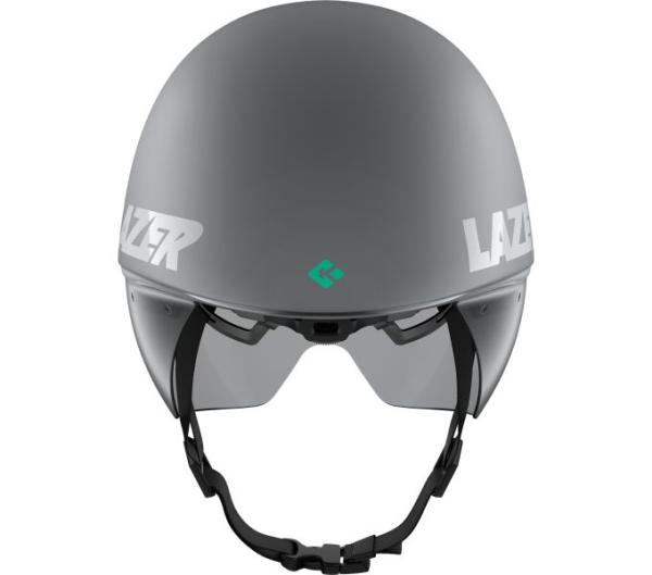 LAZER LAZER Helm Volante KinetiCore Triathlon/Zeitfahren Matte White Silver (M) 55-59 Produktbild 2