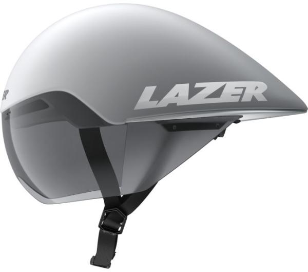 LAZER LAZER Helm Volante KinetiCore Triathlon/Zeitfahren Matte White Silver (M) 55-59 Produktbild 3