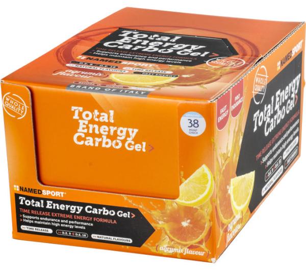 NAMEDSPORT NAMEDSPORT Energie-Gel TOTAL ENERGY CARBO GEL Zitrus 24 x 40 ml Produktbild 1