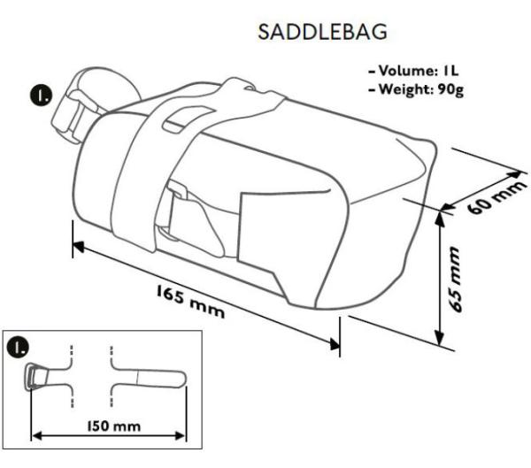 PRO Satteltasche klein Discover 0,6 l Produktbild 3