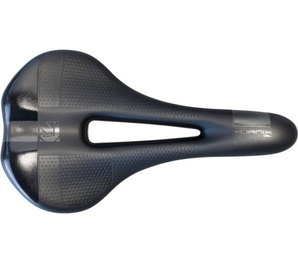 PRO Fahrradsattel Turnix Gel 152 mm Schwarz Edelstahl Gestell Produktbild 3