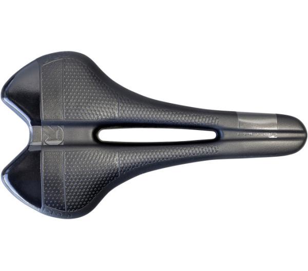 PRO Fahrradsattel Falcon Gel 142 mm Schwarz Edelstahl Gestell Produktbild 3