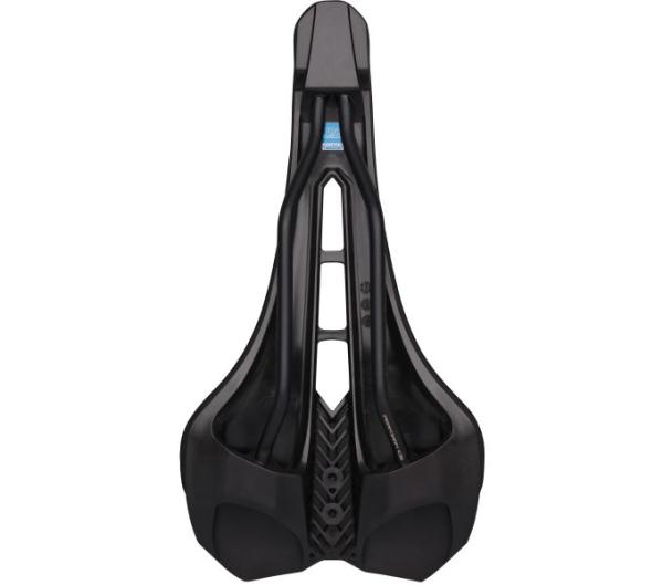 PRO Fahrradsattel Falcon Performance 142 mm Schwarz Edelstahl Gestell Produktbild 5