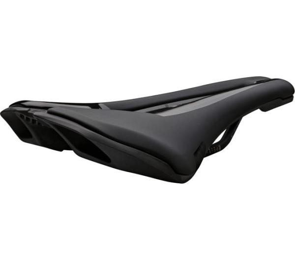 PRO Fahrradsattel Stealth Curved Performance 142 mm Schwarz Edelstahl Gestell Produktbild 1