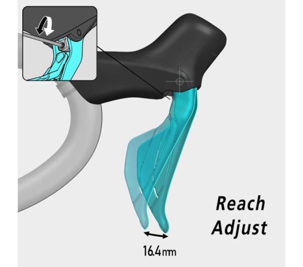 SHIMANO Schalt-/Bremshebel 105 Di2 ST-R7170 Rechts Produktbild 4