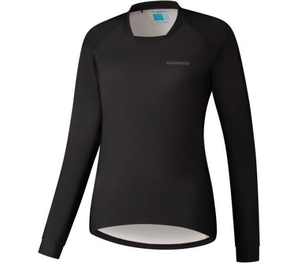 SHIMANO W'S SAIKO LONG SLEEVES WARM BLACK ((W'S) XL)