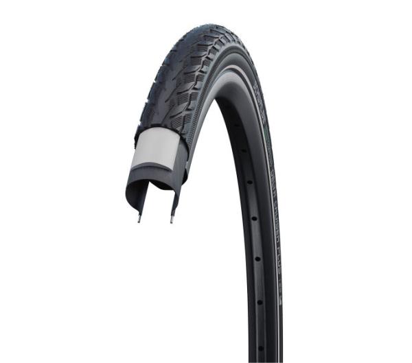 Schwalbe SCHWALBE DRAHTREIFEN DELTA CRUISER PLUS    47-406 Schwarz/Reflex Produktbild 1