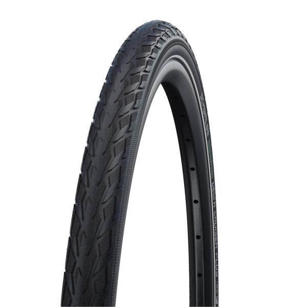 Schwalbe DRAHTREIFEN DELTA CRUISER PLUS ActGreen Compound PunctureGuard 40-622 Schwarz/Re