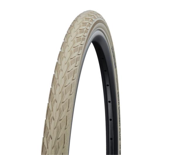 Schwalbe SCHWALBE DRAHTREIFEN DELTA CRUISER PLUS    40-635 Creme/Reflex Produktbild 1