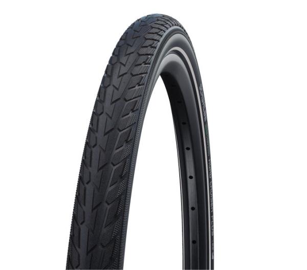 Schwalbe ROAD CRUISER PLUS Active Line Green Compound PunctureGuard 37-622 Schwarz/Reflex