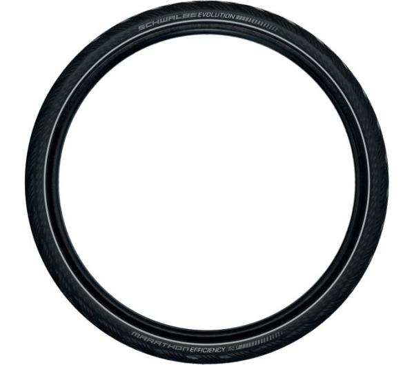 Schwalbe SCHWALBE FALTREIFEN MARATHON EFFICIENCY  V-Guard Super Race 60-584 Schwarz/Refle Produktbild 2