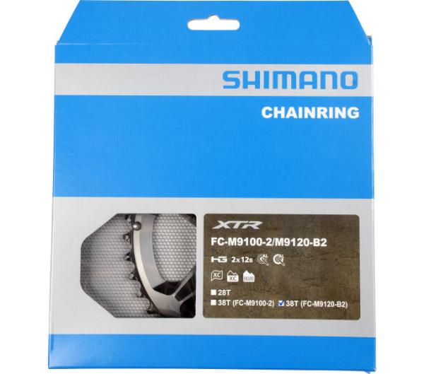SHIMANO Kettenblatt XTR FC-M9100, FC-M9120 38 Zähne