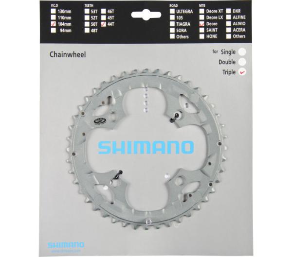 SHIMANO Kettenblatt DEORE FC-M591 44 Zähne