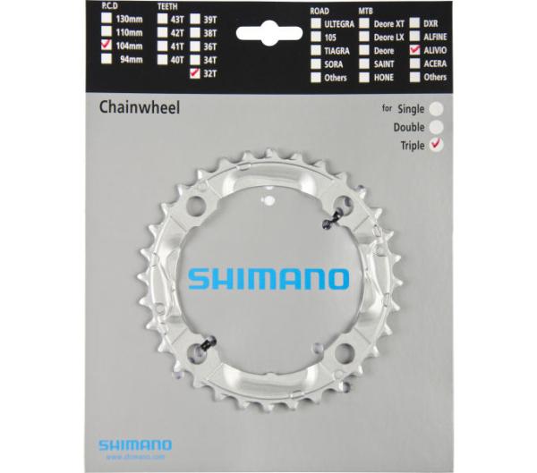 SHIMANO Kettenblatt ALIVIO FC-M430, FC-M431 32 Zähne