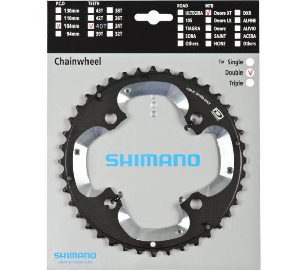 SHIMANO Kettenblatt DEORE XT FC-M785 40 Zähne