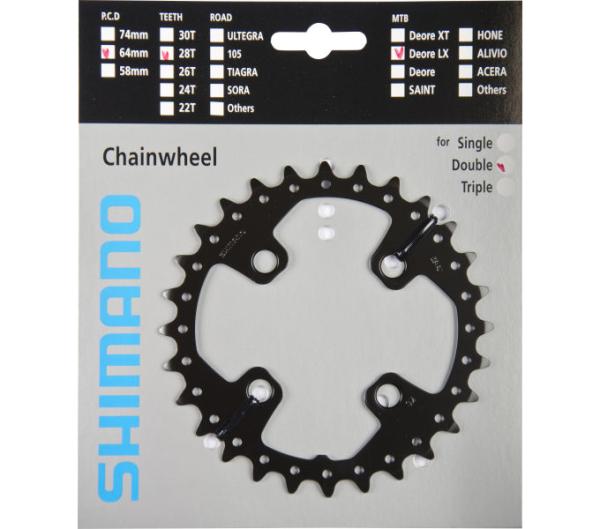SHIMANO Kettenblatt SLX FC-M675 28 Zähne